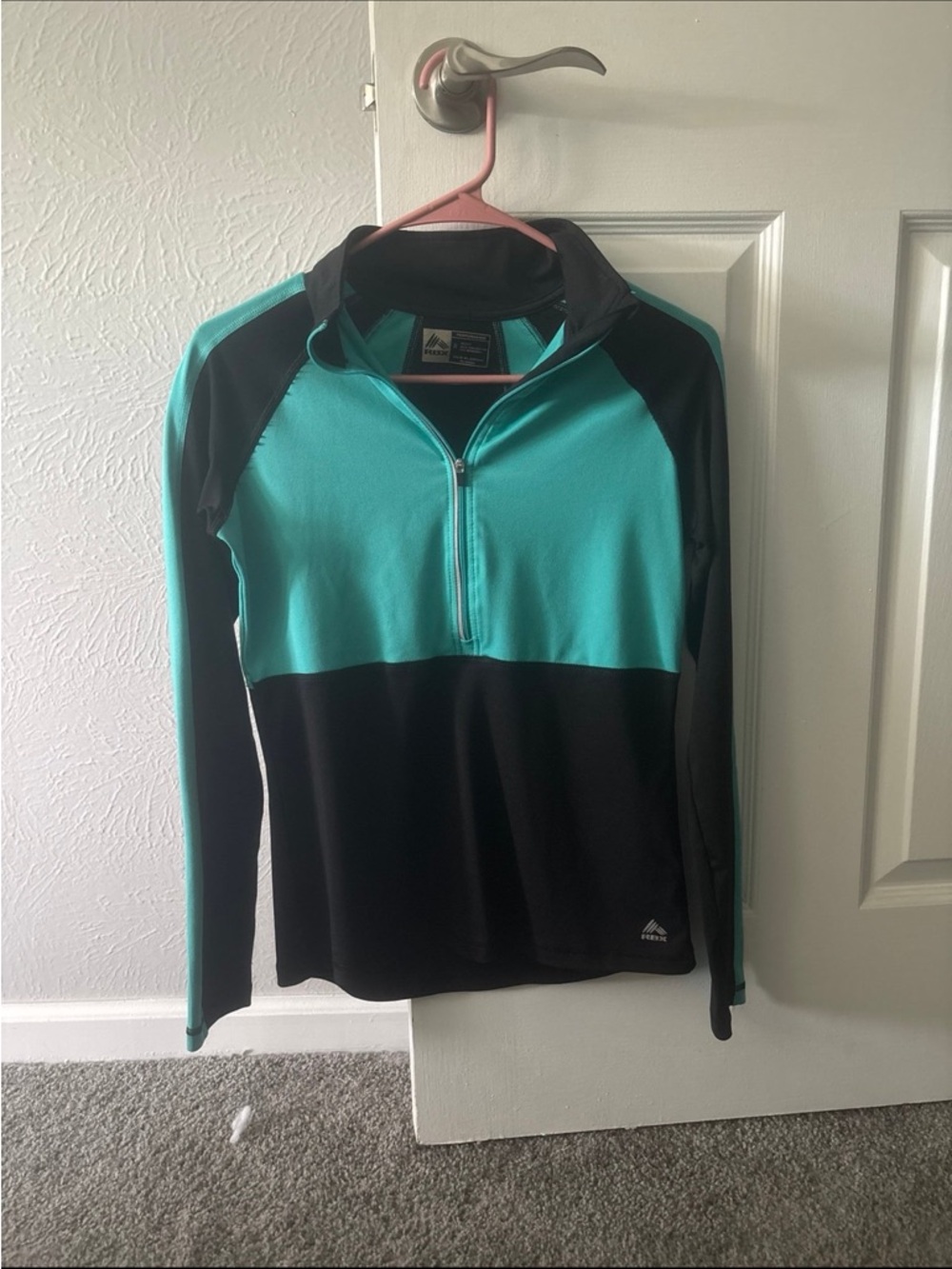 RBX Teal and Black Performance Half-Zip